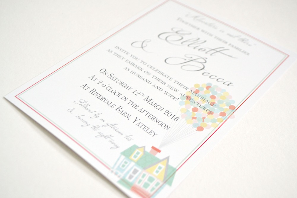 up themed invitations