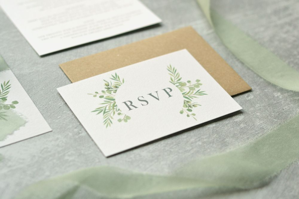 Italian garden wedding stationery