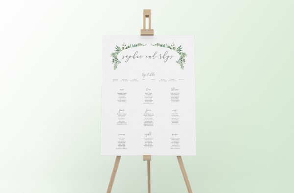 italian garden wedding stationery