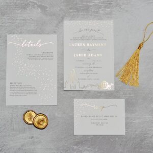 Disney wedding stationery