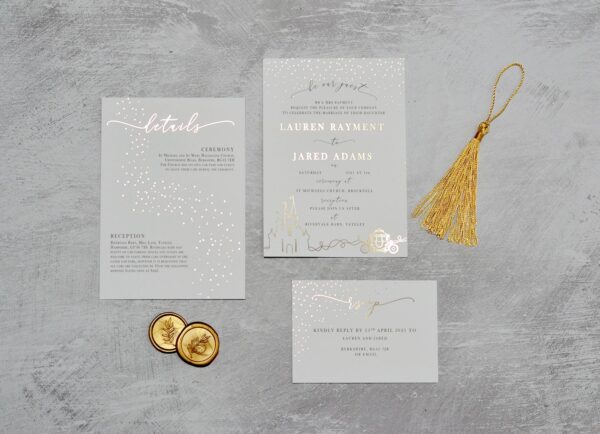 Disney wedding stationery