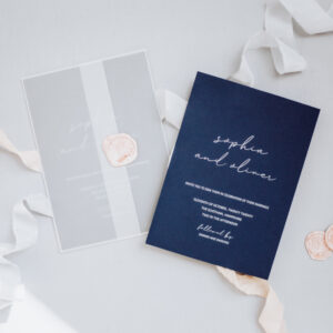 Something Blue wedding stationery range