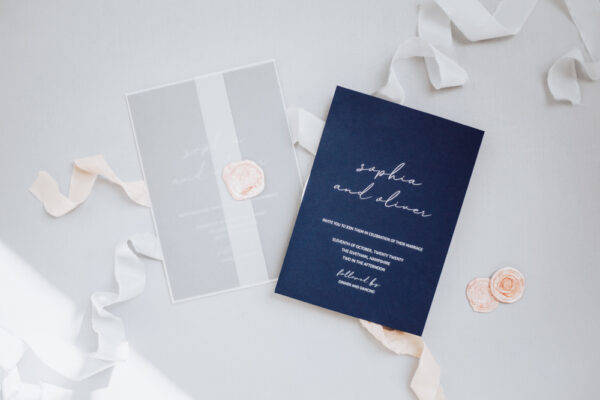 Something Blue wedding stationery range