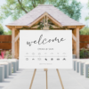 Welcome to our wedding sign - Image 5