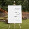 Welcome to our wedding sign - Image 9